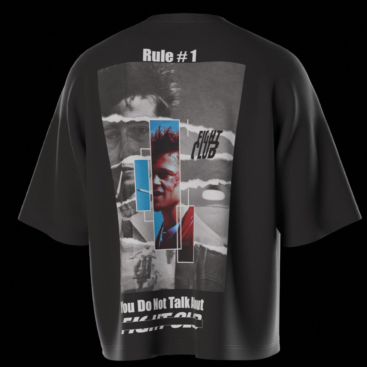 Rule #1" Fight Club Oversized Tee