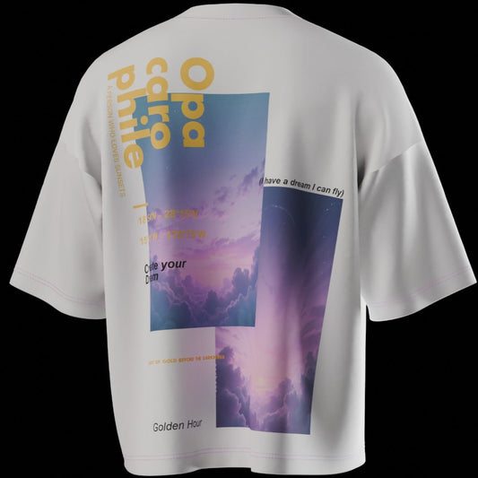 Golden Hour Dreamer Oversized Tee