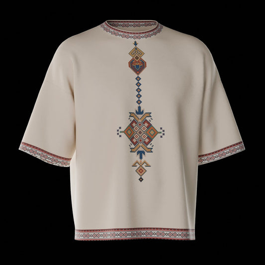 Tribal Rhythm Oversized Jersey Tee